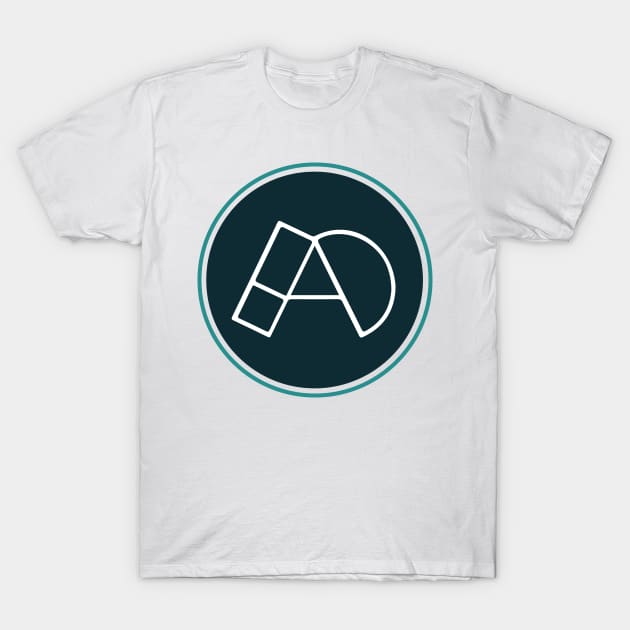 EAD Blue Circle Logo T-Shirt by eashleigh